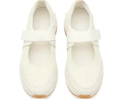 FitFlop F-mode Flow Knit/Suede Mary Janes Women's