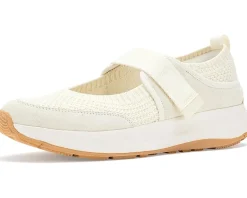 FitFlop F-mode Flow Knit/Suede Mary Janes Women's