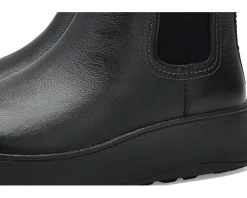 FitFlop F-Mode Stitch Warm Tumbled-Leather Chelsea Boots Women's