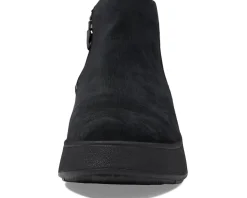 FitFlop F-Mode Suede Flatform Zip Ankle Boots Women's