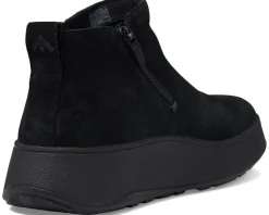 FitFlop F-Mode Suede Flatform Zip Ankle Boots Women's