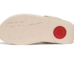 FitFlop Lulu Glitz-Canvas Toe-Post Sandals Women's