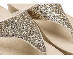 FitFlop Lulu Multi-Tonal Glitter Toe-Post Sandals Women's