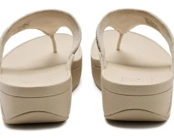FitFlop Lulu Multi-Tonal Glitter Toe-Post Sandals Women's