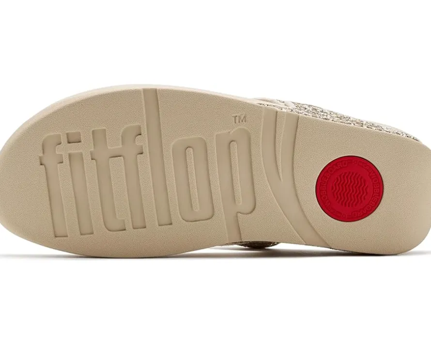 FitFlop Lulu Multi-Tonal Glitter Toe-Post Sandals Women's
