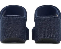 FitFlop Platfforms Denim Wedge Toe-Post Sandals Women's