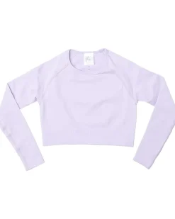 Flo Active Hollie Long Sleeve Ribbed Seamless Top (Big Kids)