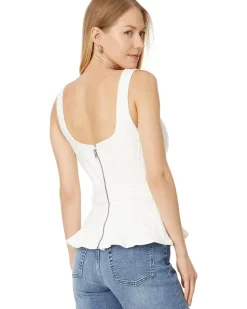 7 For All Mankind Sweetheart Seamed Top Women's