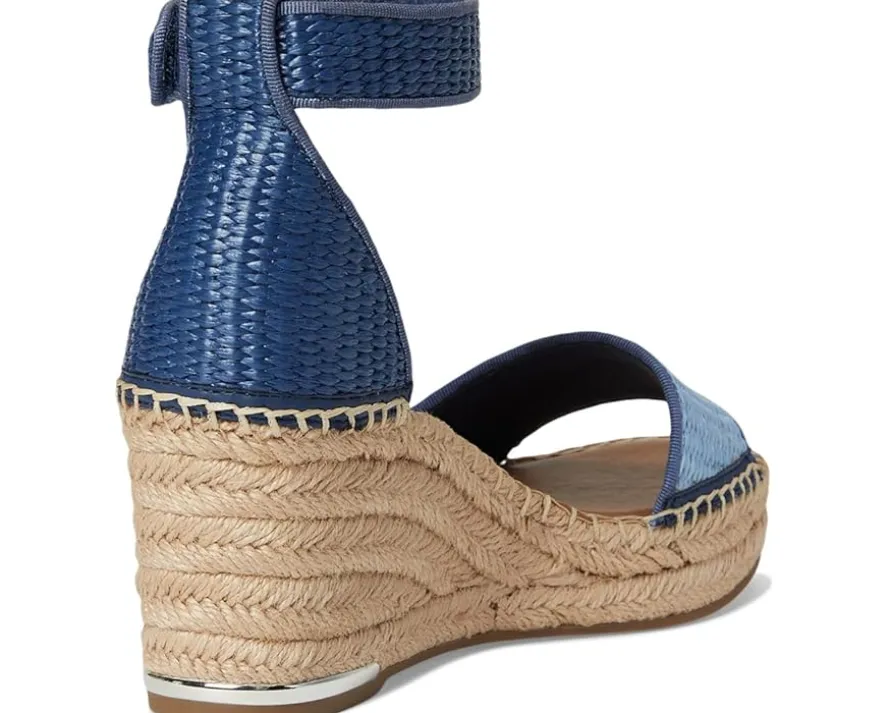 Franco Sarto Clemens Raffia Espadrille Wedge Heel Sandals Women's