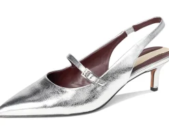 Franco Sarto Khloe Pointed Toe Slingback Kitten Heel Women's