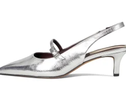 Franco Sarto Khloe Pointed Toe Slingback Kitten Heel Women's