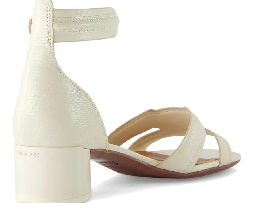 Franco Sarto Nora Ankle Strap Low Block Heel Sandals Women's