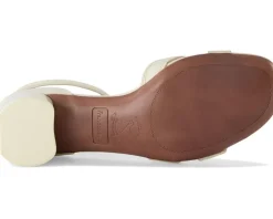 Franco Sarto Nora Ankle Strap Low Block Heel Sandals Women's