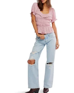 Free People Adore You Blouse Women's