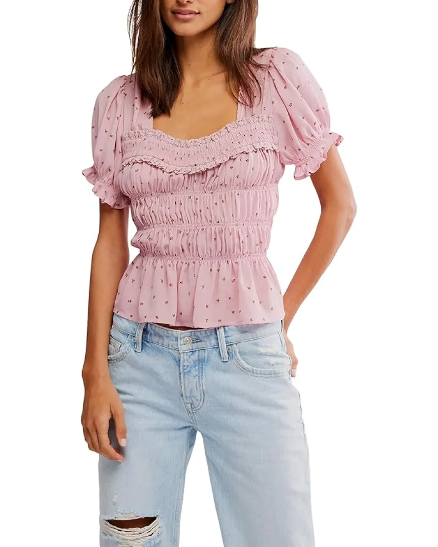 Free People Adore You Blouse Women's
