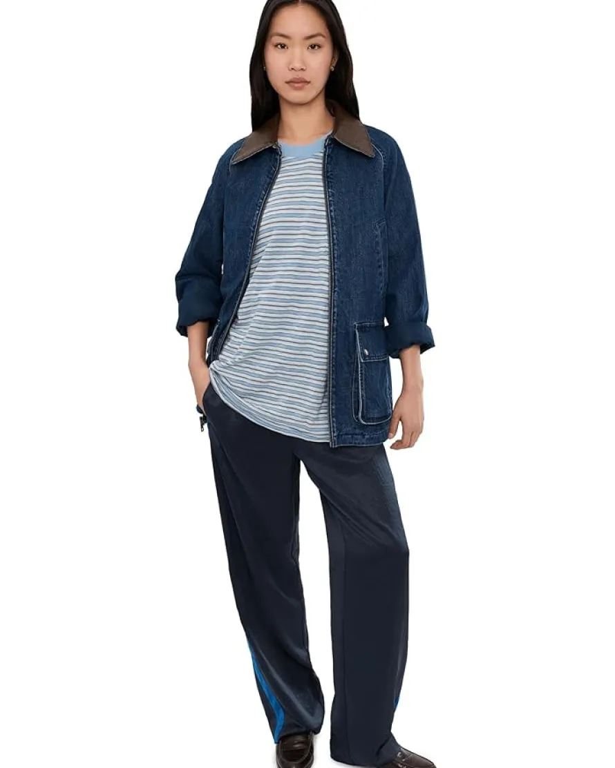 Free People All Love Stripe Pocket Tee Women's