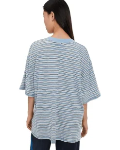 Free People All Love Stripe Pocket Tee Women's