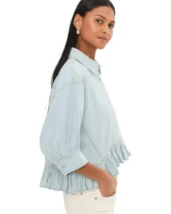 Free People Bailey Denim Shirt Women's