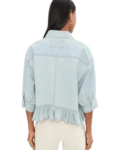 Free People Bailey Denim Shirt Women's