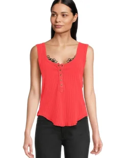 Free People Care Bryson Henley Tank Women's