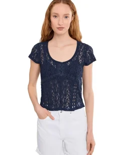 Free People Claro Short Sleeve Tee Women's