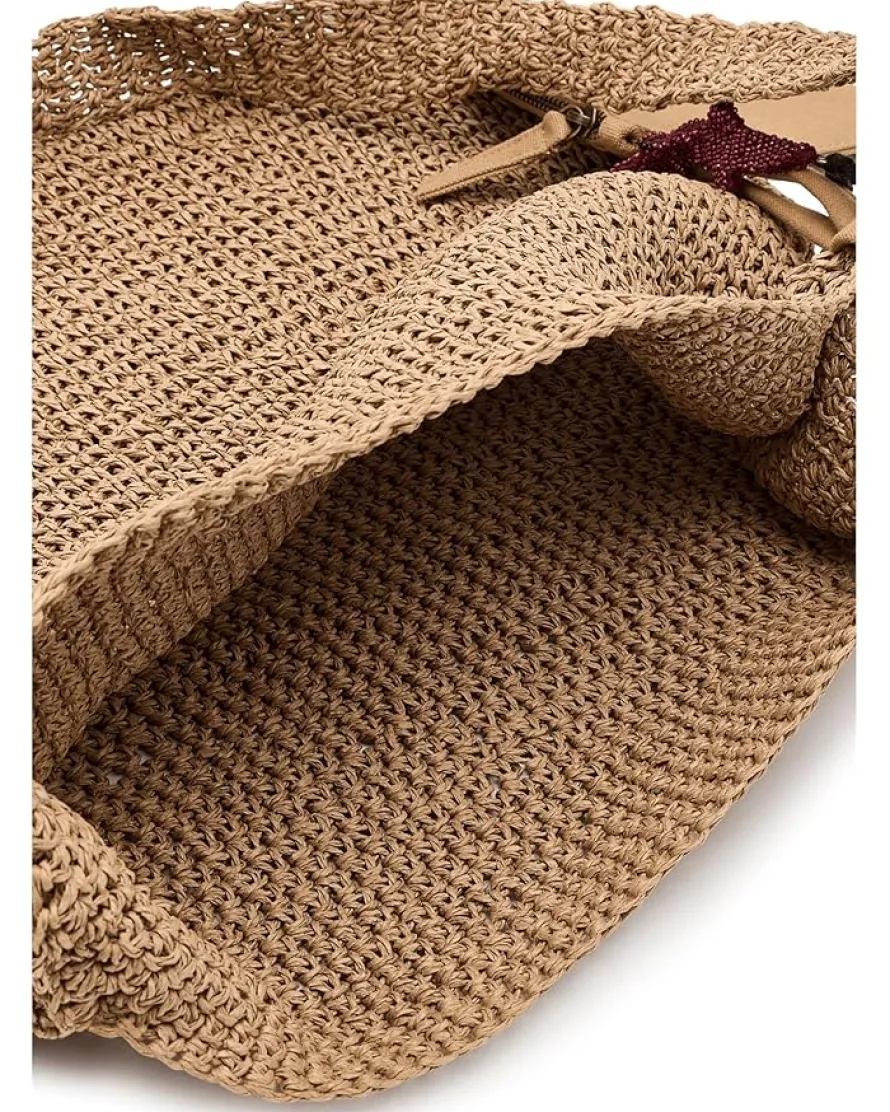 Free People Coastal Crush Straw Tote
