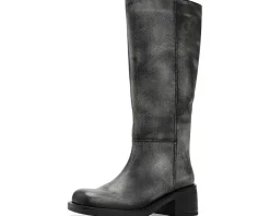Free People Dana Distressed Pull-on Boots Women's