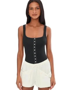 Free People End Game Pointelle Tank Women's