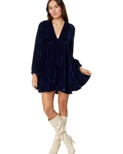 Free People Estella Velvet Mini Women's