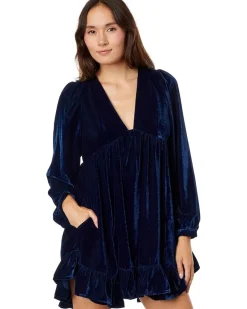 Free People Estella Velvet Mini Women's