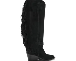 Free People Faith Fringe Western Boots Women's