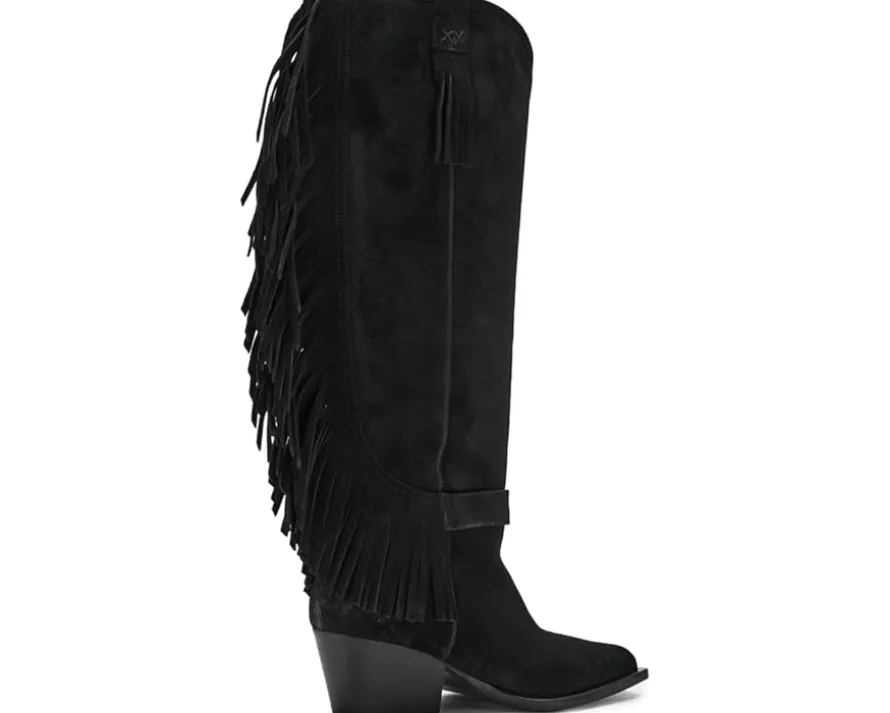 Free People Faith Fringe Western Boots Women's
