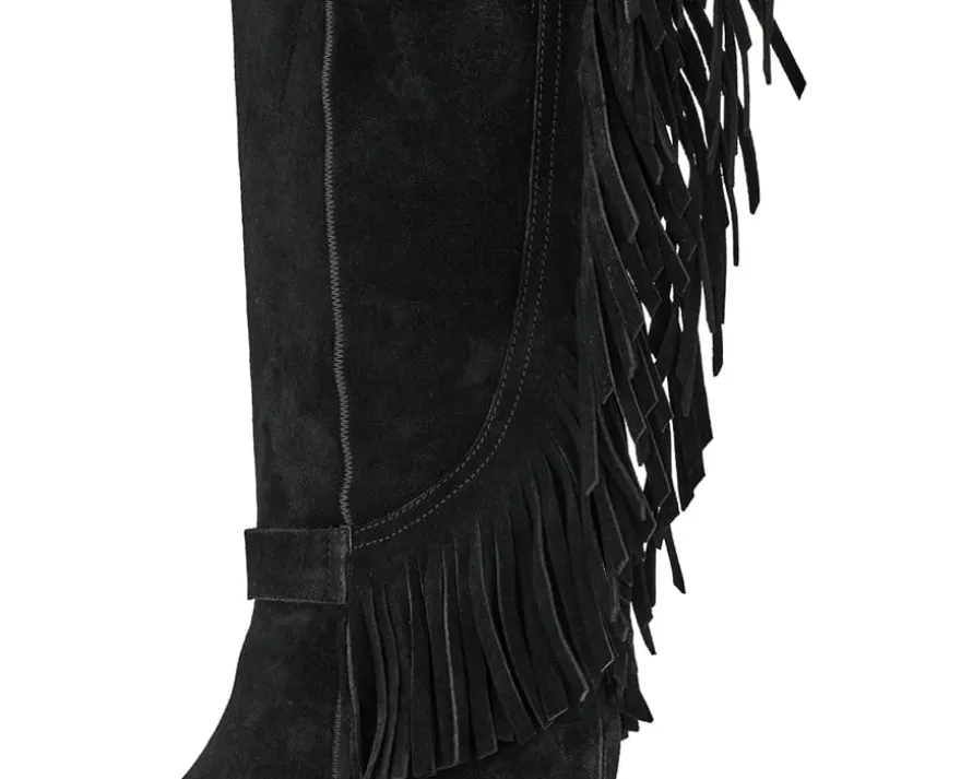 Free People Faith Fringe Western Boots Women's