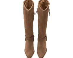 Free People Faith Fringe Western Boots Women's