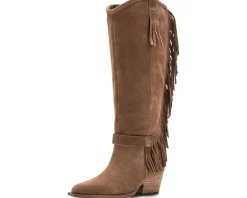 Free People Faith Fringe Western Boots Women's