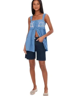 Free People Farrah Embroidered Tunic Women's