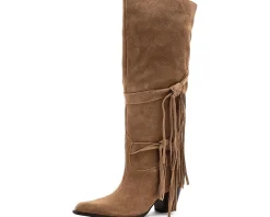 Free People Fast Lane Fringe Boots Women's