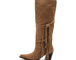 Free People Fast Lane Fringe Boots Women's