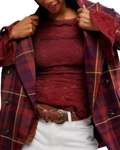 Free People Lace Layering Long Sleeve Women's