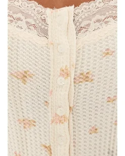 Free People Lets Party Cardi-Print Women's