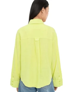 Free People Linen Laurel Top Women's