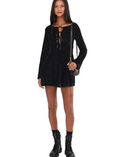 Free People Linney Velvet Mini Women's
