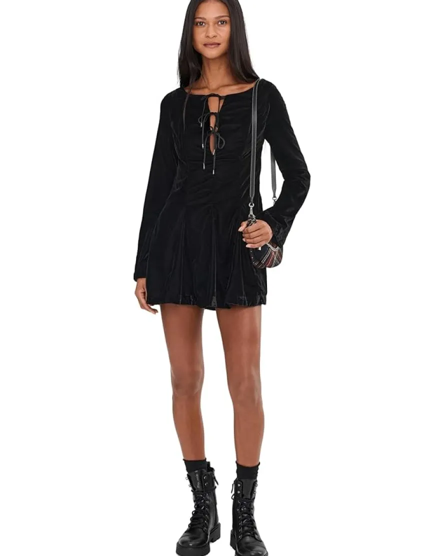 Free People Linney Velvet Mini Women's