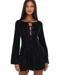Free People Linney Velvet Mini Women's