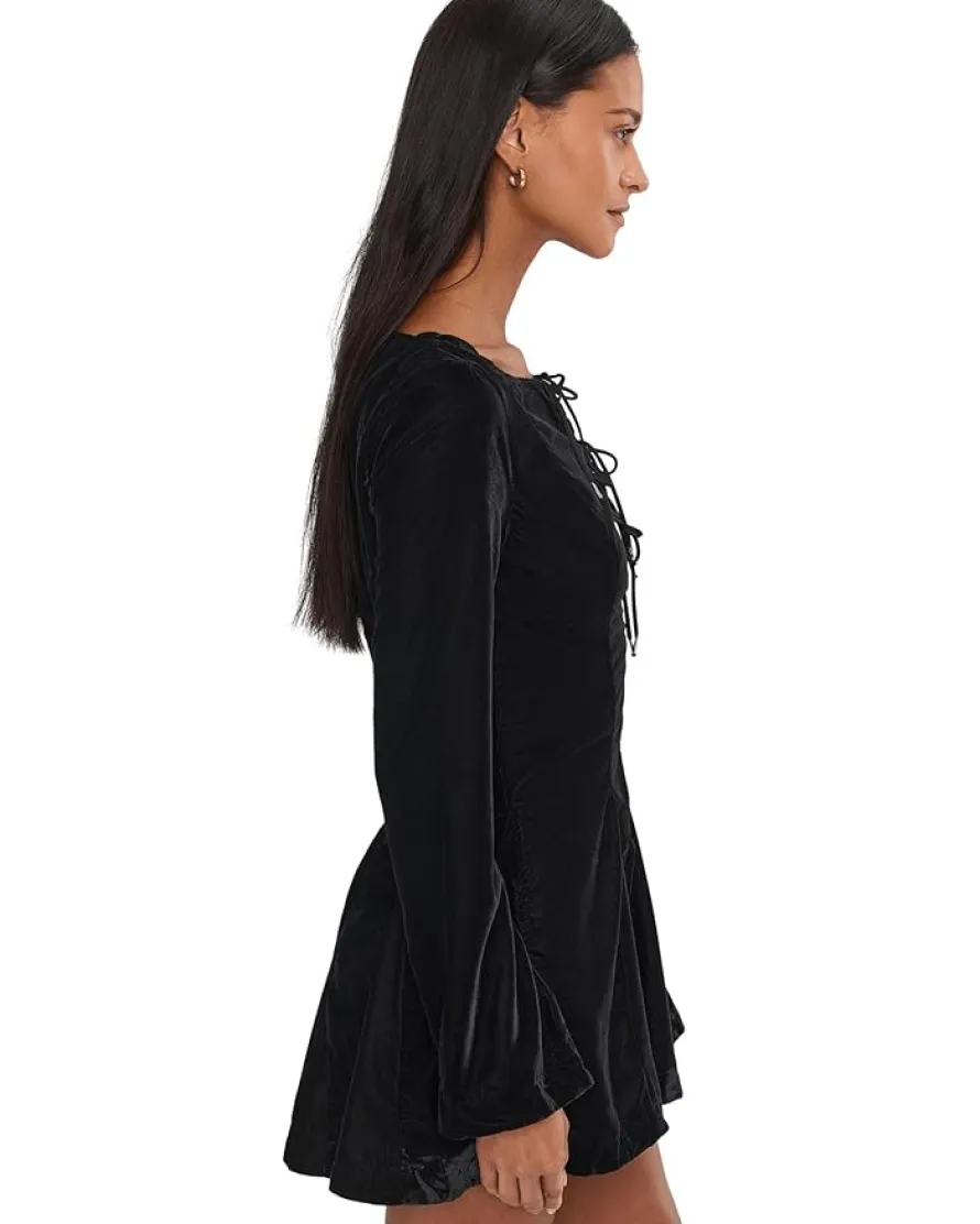 Free People Linney Velvet Mini Women's