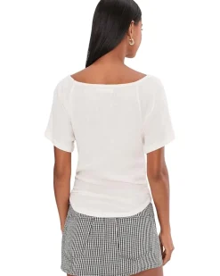 Free People Lucy Off-the-Shoulder Tee Women's