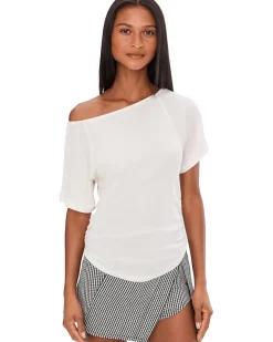 Free People Lucy Off-the-Shoulder Tee Women's