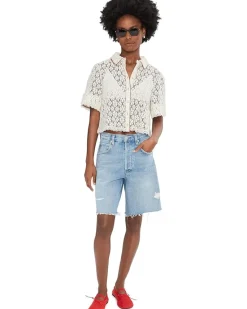 Free People Mannie Lace Button-Down Women's
