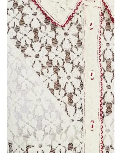 Free People Mannie Lace Button-Down Women's