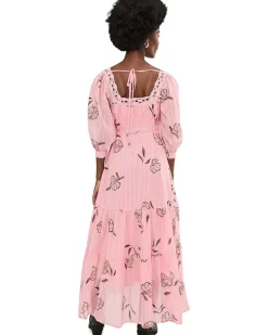 Free People Morning Meadows Long-Sleeve Maxi Dress Women's